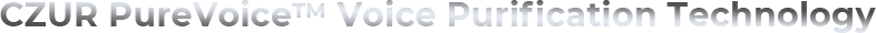 CZUR PureVoice™ Voice Purification Technology