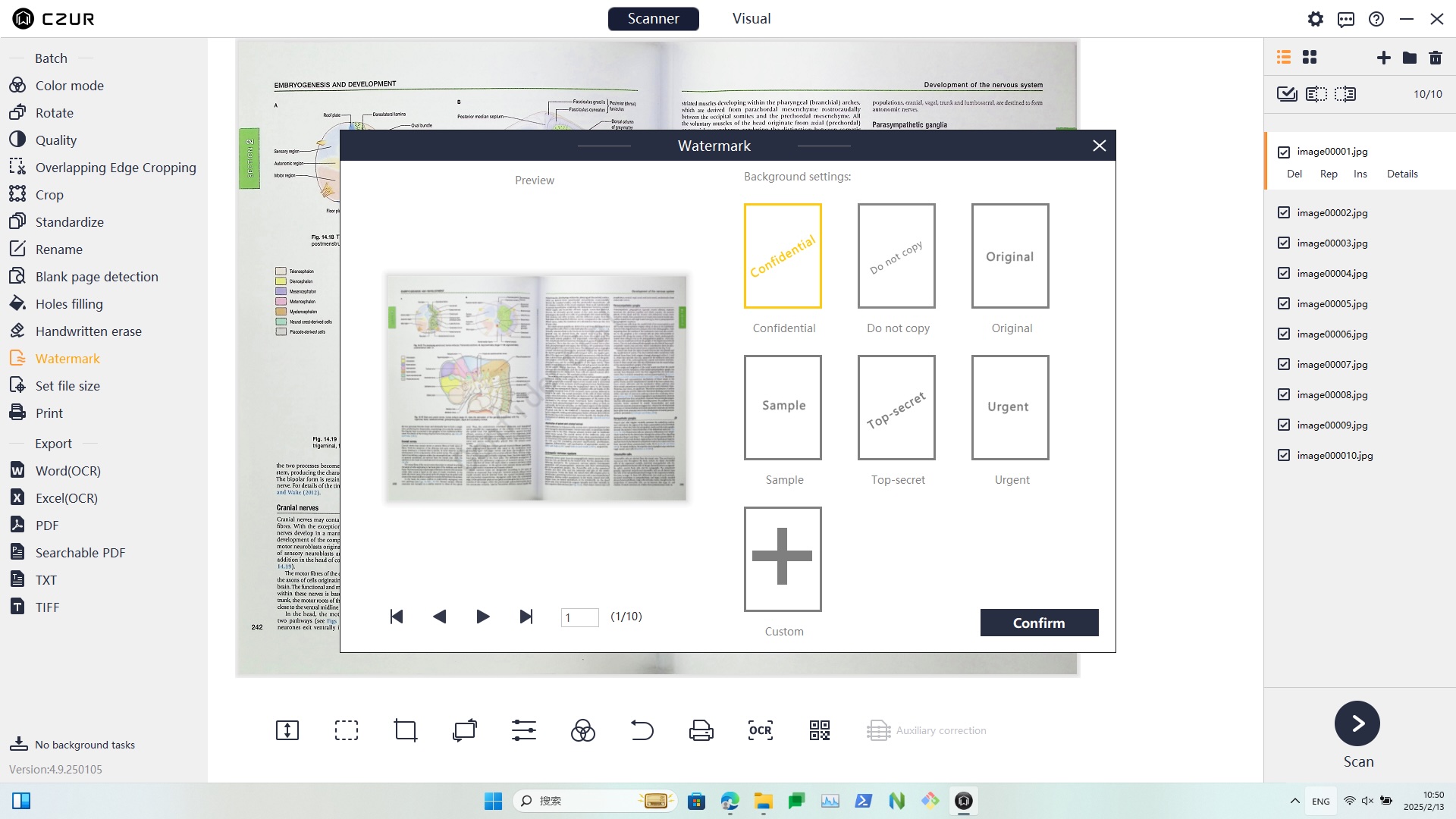 CZUR M3000 Pro Professional Book Scanner – Intelligent Software